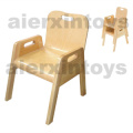 Chaise empilable en bois pour enfants (81442-81444)